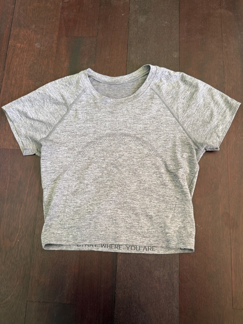 Lululemon Cropped Swiftly Tech Grey Size 6